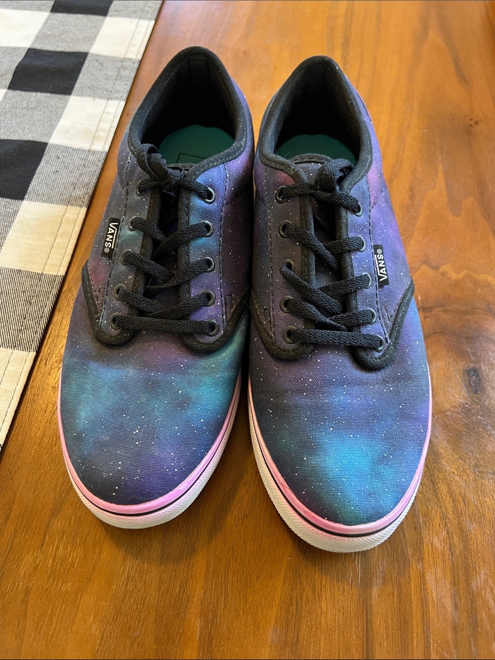 Vans Galaxy Canvas Sneakers - Black/Blue/Purple